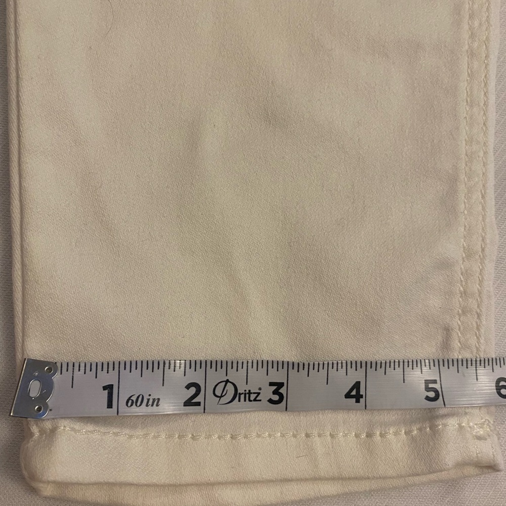 Baccini Authentic Quality White Denim Jeans - Picture 6 of 13